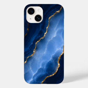 Funda Para iPhone 14 De Case-Mate Mármol Azul Zafiro de Lujo