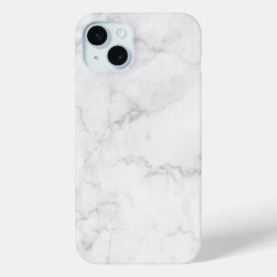 Funda Para iPhone 15 Mini Mármol blanco
