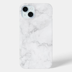 Funda Para iPhone 15 Mini Mármol blanco