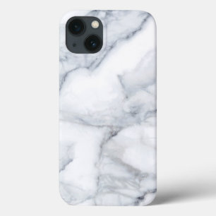 Funda Para iPhone 13 Mármol blanco Carrara Calacatta Textura