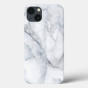 Funda Para iPhone 13 Mármol blanco Carrara Calacatta Textura