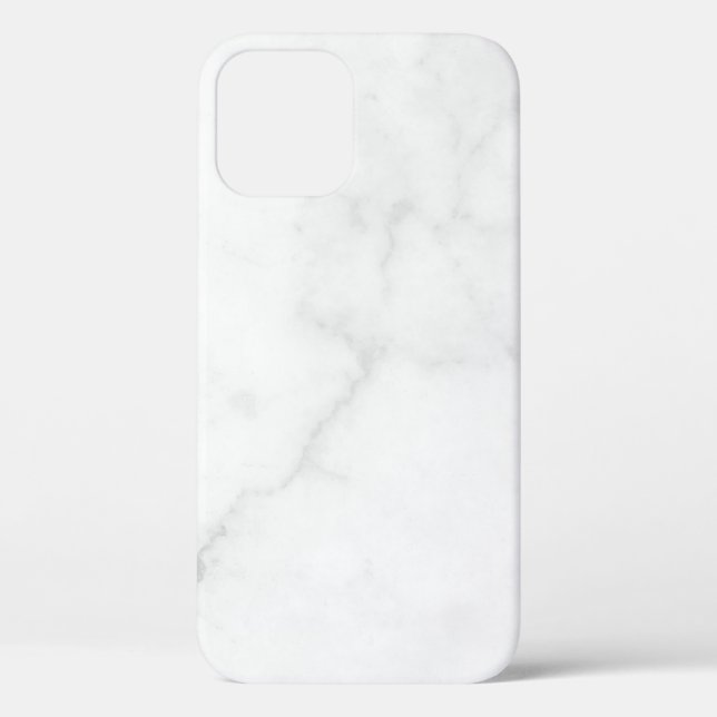 Funda De Case-Mate Para iPhone Mármol blanco elegante (Reverso )