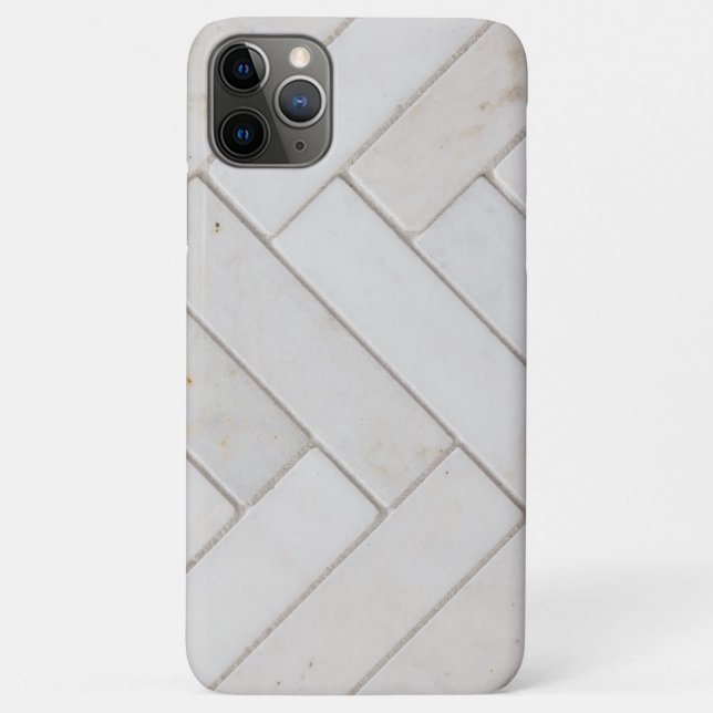 Funda De Case-Mate Para iPhone Mármol Blanco Elegante (Reverso)