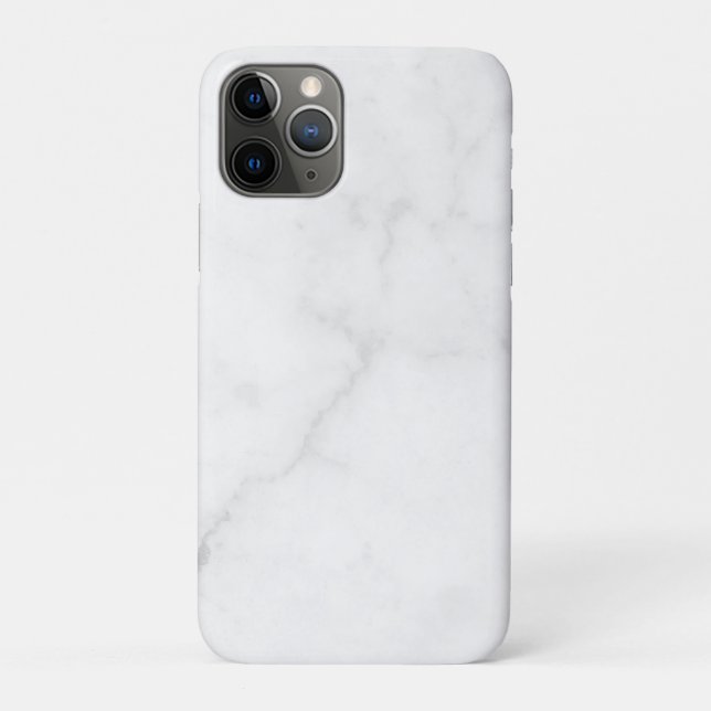Funda De Case-Mate Para iPhone Mármol Blanco Elegante (Reverso)