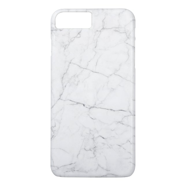 Funda De Case-Mate Para iPhone Mármol blanco elegante (Reverso)