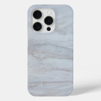 Funda Para iPhone 15 Pro Mármol Blanco Elegante