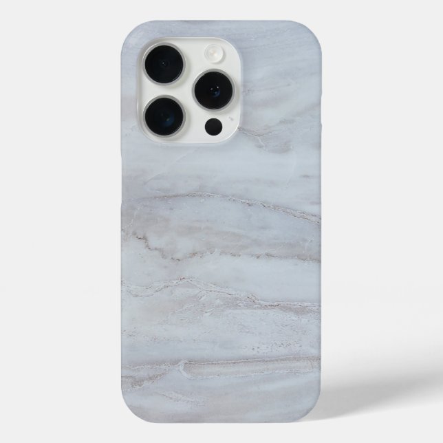 Funda De Case-Mate Para iPhone Mármol Blanco Elegante (Reverso )