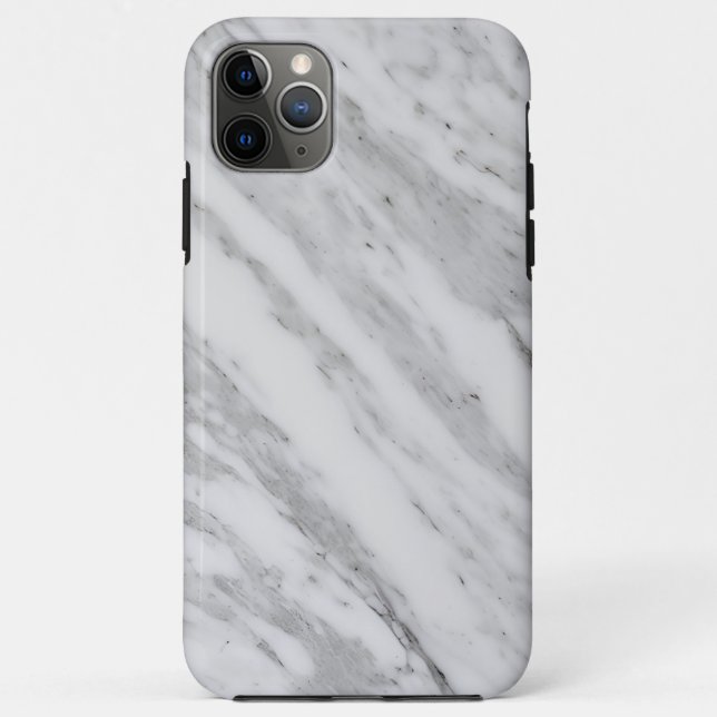 Funda De Case-Mate Para iPhone Mármol Blanco Elegante (Reverso)
