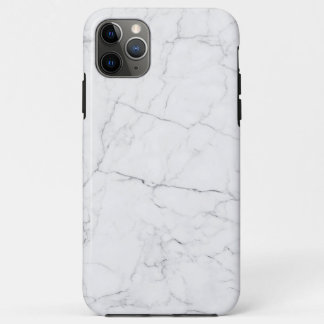 Funda Para iPhone 11 Pro Max Mármol Blanco Elegante