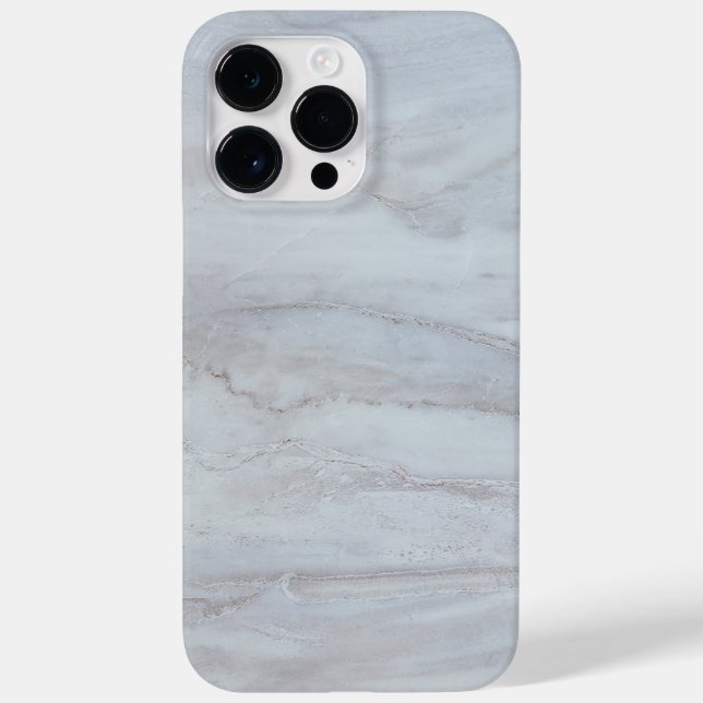 Funda De Case-Mate Para iPhone Mármol Blanco Elegante (Reverso)