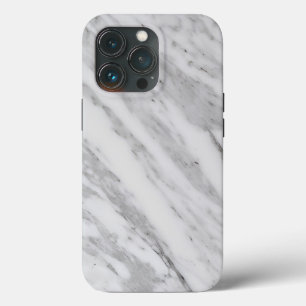 Funda Para iPhone 13 Pro Mármol Blanco Elegante