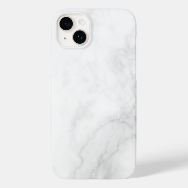 Funda De Case-Mate Para iPhone Mármol Blanco Moderno (Reverso )