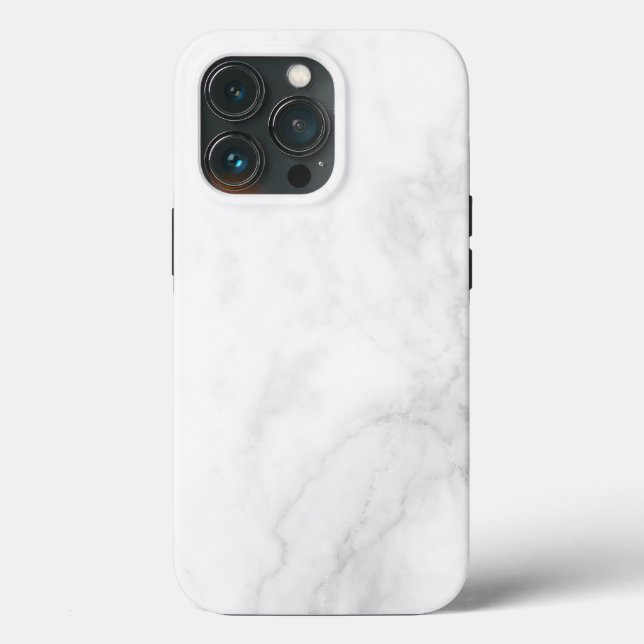 Funda De Case-Mate Para iPhone Mármol Blanco Moderno (Reverso )