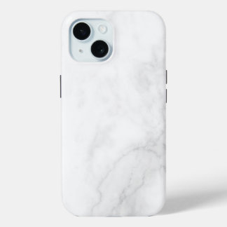 Funda Para iPhone 15 Mármol Blanco Moderno