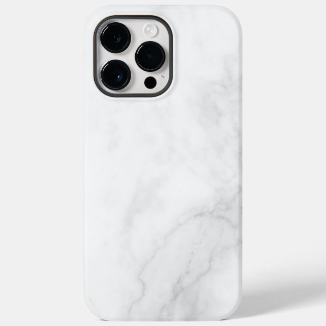 Funda De Case-Mate Para iPhone Mármol Blanco Moderno (Reverso )