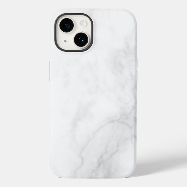 Funda De Case-Mate Para iPhone Mármol Blanco Moderno (Reverso )