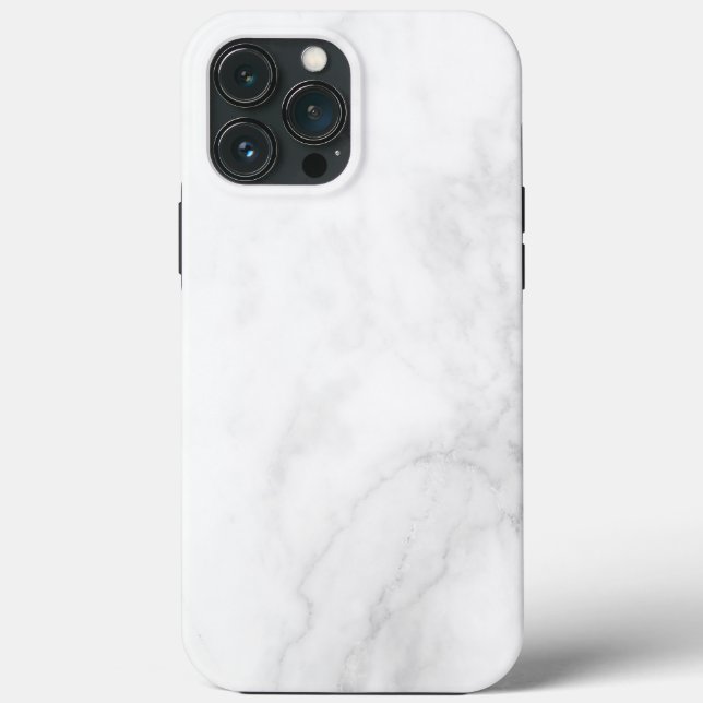 Funda De Case-Mate Para iPhone Mármol Blanco Moderno (Reverso )