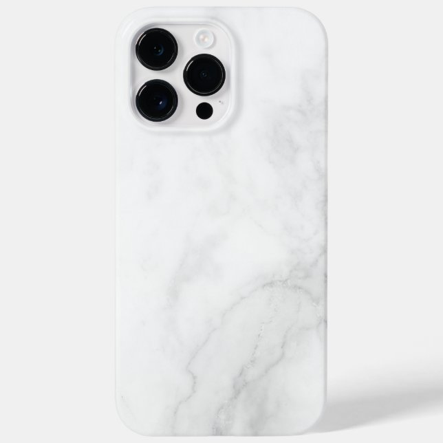 Funda De Case-Mate Para iPhone Mármol Blanco Moderno (Reverso)