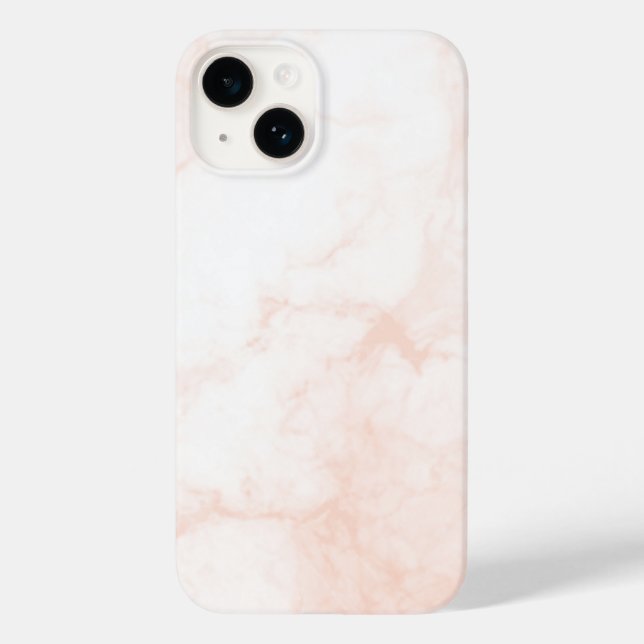 Funda De Case-Mate Para iPhone Mármol blanco y dorado moderno (Reverso )