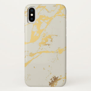 Funda Para iPhone X Mármol blanco y rojo