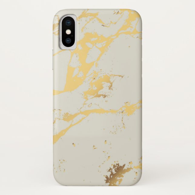 Funda De Case-Mate Para iPhone Mármol blanco y rojo (Reverso)