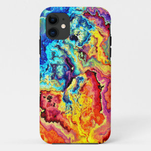 Funda Para iPhone 11 Mármol brillante y colorido