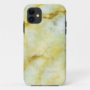 Funda Para iPhone 11 Mármol con hilos amarillos