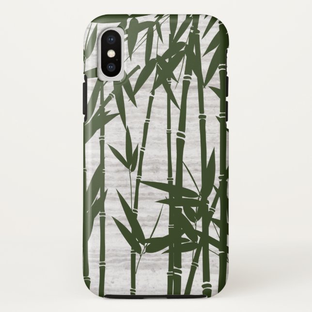 Funda De Case-Mate Para iPhone Mármol de Bambú (Reverso)