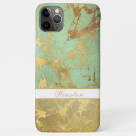 FUNDA PARA iPhone 11 PRO MAX MÁRMOL GLORIOSO, MONOGRAMA EDITABLE