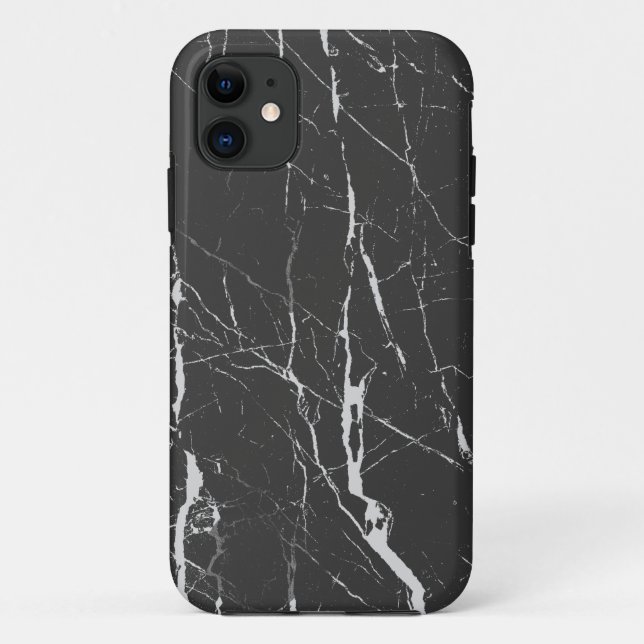 Funda De Case-Mate Para iPhone Mármol gris claro y negro de Guay (Reverso)