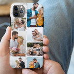 Funda Para iPhone 11 Pro Max Mármol gris moda 7 Collage de fotos<br><div class="desc">Estuche para iPhone personalizado con collage multifoto y fondo de mármol gris. La plantilla de fotos está preparada para que añadas tus imágenes, trabajando en el sentido de las agujas del reloj desde arriba a la derecha. El mármol es un diseño de acuarela sutil. El collage de fotos usa formatos...</div>