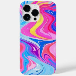 Funda Para iPhone 14 Pro Max De Case-Mate Mármol líquido arcoiris