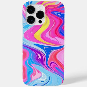Funda Para iPhone 14 Pro Max De Case-Mate Mármol líquido arcoiris