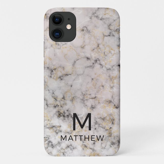 Funda De Case-Mate Para iPhone Mármol Moderno (Reverso)