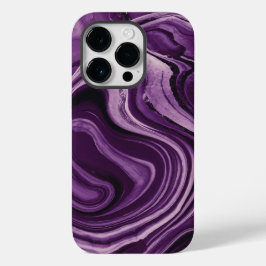 Funda Para iPhone 14 Pro De Case-Mate Mármol morado blanco