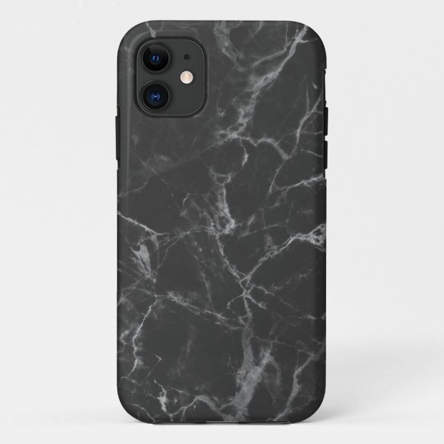 Funda De Case-Mate Para iPhone Mármol negro (Reverso)