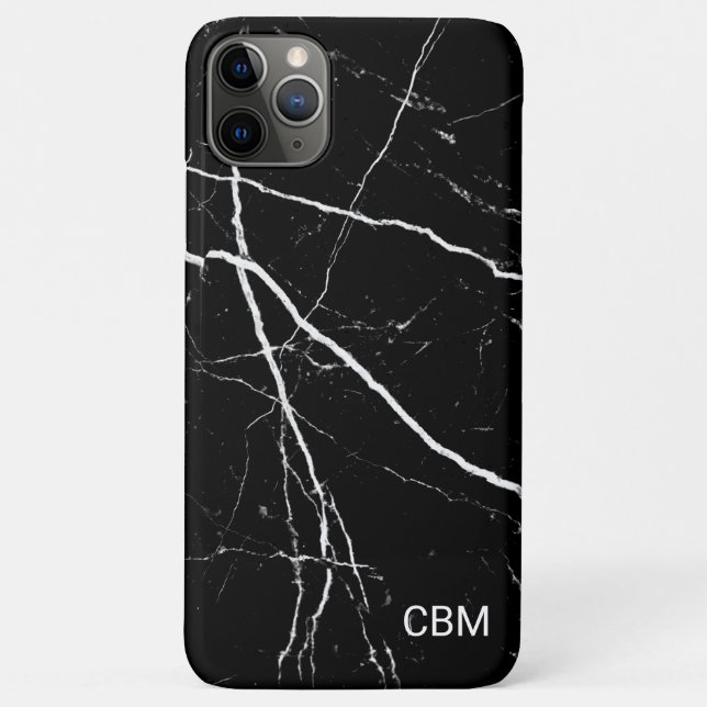 Funda De Case-Mate Para iPhone Mármol Negro (Reverso)