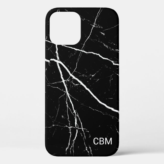 Funda De Case-Mate Para iPhone Mármol Negro (Reverso )