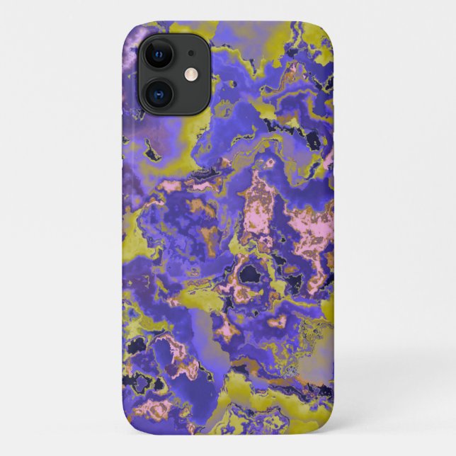 Funda De Case-Mate Para iPhone Mármol Radioactivo (Reverso)