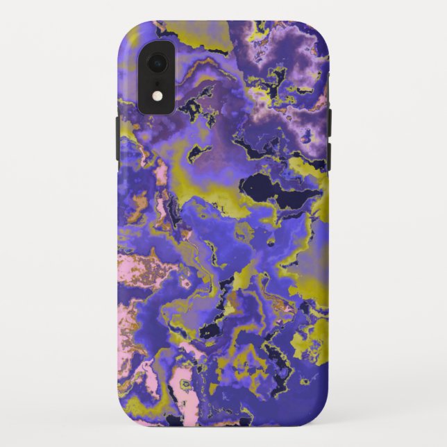 Funda De Case-Mate Para iPhone Mármol Radioactivo (Reverso)