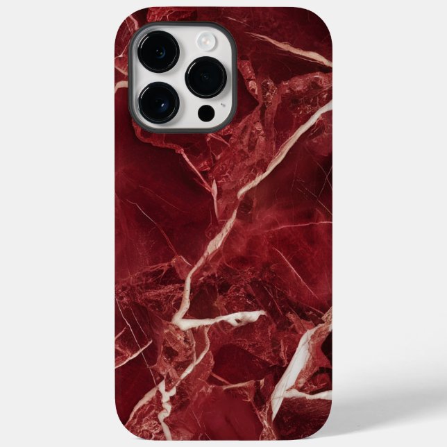 Funda De Case-Mate Para iPhone Mármol Rojo (Reverso )