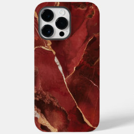 Funda Para iPhone 14 Pro Max De Case-Mate Mármol rojo moderno