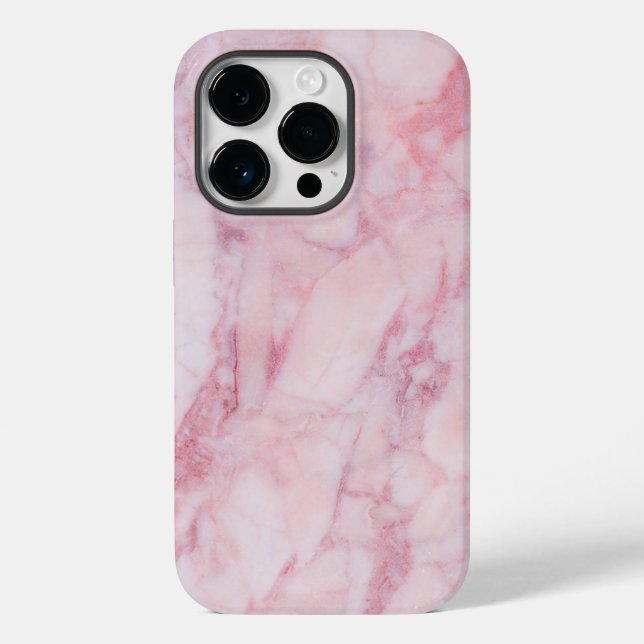 Funda De Case-Mate Para iPhone Mármol rosa (Reverso )