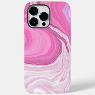 Funda Para iPhone 14 Pro Max De Case-Mate Mármol rosa y blanco