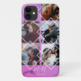 Funda Para iPhone 11 Mármol Rosa y rosa Regalos personalizados