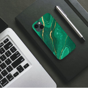 Funda Para iPhone 13 Mármol verde