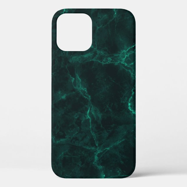 Funda De Case-Mate Para iPhone Mármol verde oscuro, textura perfecta. (Reverso )