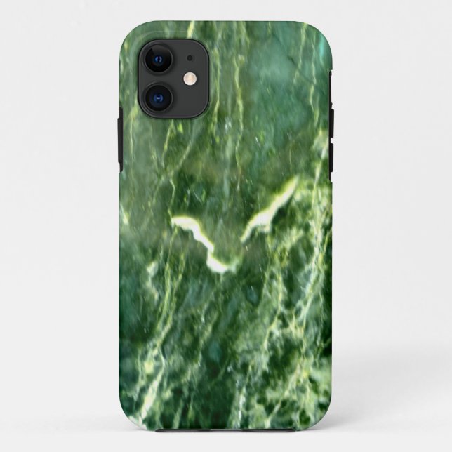 Funda De Case-Mate Para iPhone Mármol verde verde (Reverso)