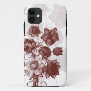 title_seo2 Maroon Elegant Flower Bouquet Personalizado iphone