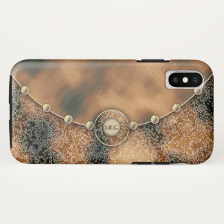 Funda Para iPhone X Marrón de caramelo y chocolate
